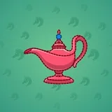Genie Lamp #1504