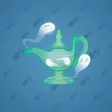Genie Lamp #1814