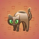 Scared Cat #17273