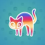 Scared Cat #17375