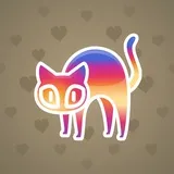 Scared Cat #17394
