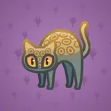 Scared Cat #17522