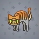 Scared Cat #17696