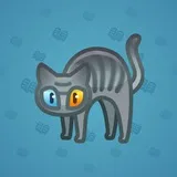 Scared Cat #17738