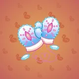 Snow Mittens #1381