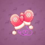 Snow Mittens #1394