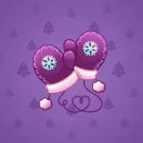 Snow Mittens #1522