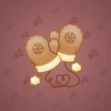 Snow Mittens #1536
