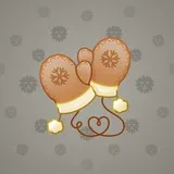 Snow Mittens #1588