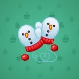 Snow Mittens #1599