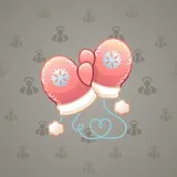 Snow Mittens #1638