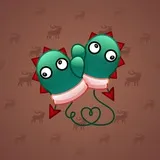 Snow Mittens #1678