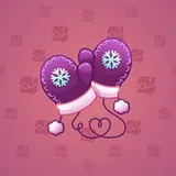 Snow Mittens #1695