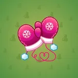 Snow Mittens #1698