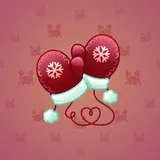 Snow Mittens #1704