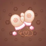 Snow Mittens #1719