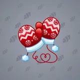 Snow Mittens #1725