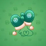 Snow Mittens #1726