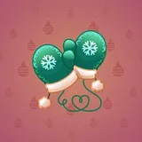 Snow Mittens #1746