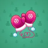 Snow Mittens #1806