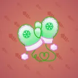 Snow Mittens #1849