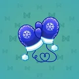 Snow Mittens #1897