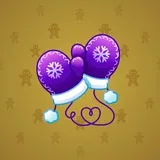 Snow Mittens #1898