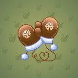 Snow Mittens #1912