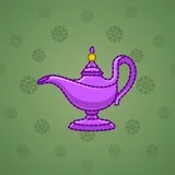 Genie Lamp #1230 Genie Lamp #1230