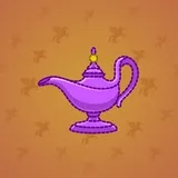 Genie Lamp #1247 Genie Lamp #1247