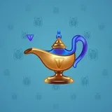 Genie Lamp #1284 Genie Lamp #1284