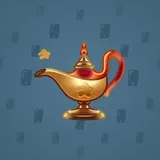 Genie Lamp #1697 Genie Lamp #1697