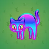 Scared Cat #10070 Scared Cat #10070