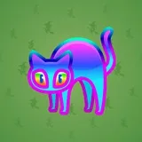 Scared Cat #10162 Scared Cat #10162