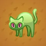 Scared Cat #10843