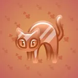 Scared Cat #10876