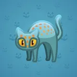 Scared Cat #10923 Scared Cat #10923