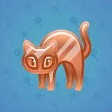 Scared Cat #11098