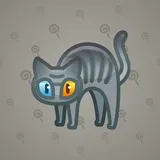 Scared Cat #11117 Scared Cat #11117