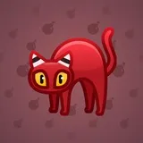 Scared Cat #11132 Scared Cat #11132