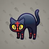 Scared Cat #11276