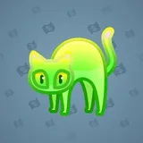 Scared Cat #11524 Scared Cat #11524