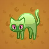 Scared Cat #11837