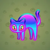 Scared Cat #11975 Scared Cat #11975