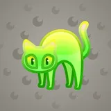 Scared Cat #12003