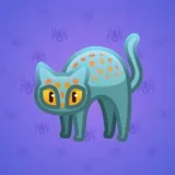 Scared Cat #12232