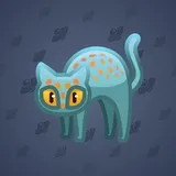 Scared Cat #12395