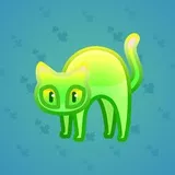 Scared Cat #1245 Scared Cat #1245