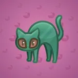 Scared Cat #12490