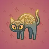 Scared Cat #12553 Scared Cat #12553